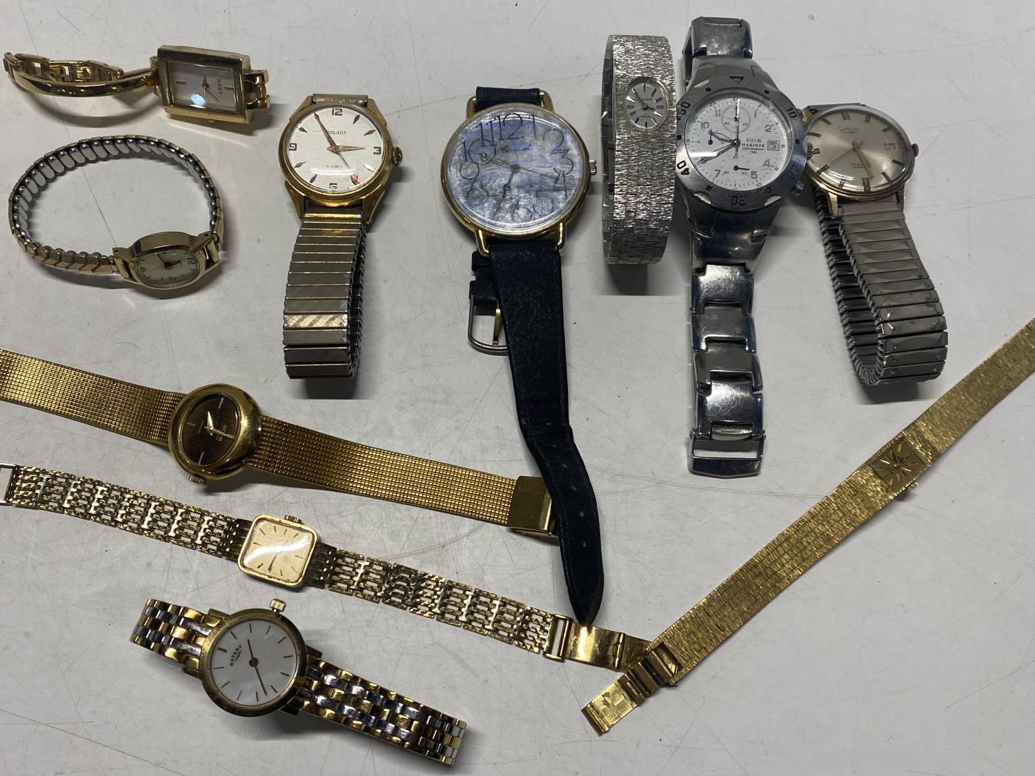 A job lot of assorted watches including men's and women's a/f