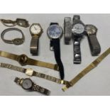 A job lot of assorted watches including men's and women's a/f