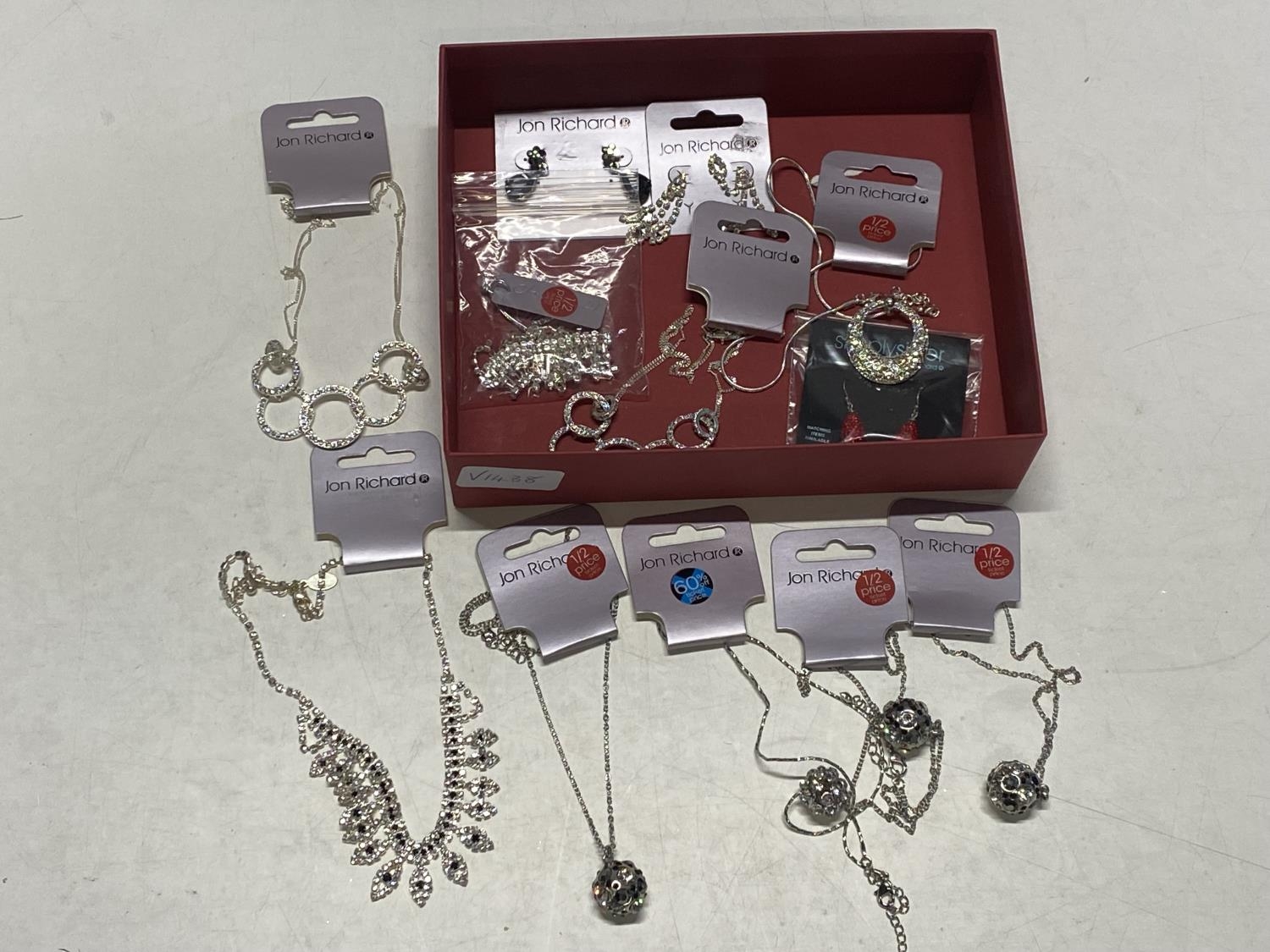 A selection of new Jon Richard costume jewellery