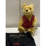 A large limited edition Steiff Winnie the Pooh bear with growler