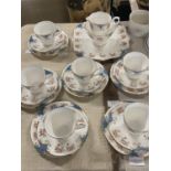 A 21 piece bone china tea service