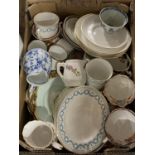 A job lot of assorted ceramics, shipping unavailable