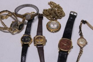 A job lot of assorted watches and time pieces