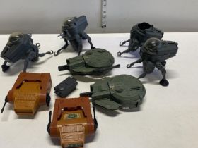 A selection of vintage Star Wars mini rigs