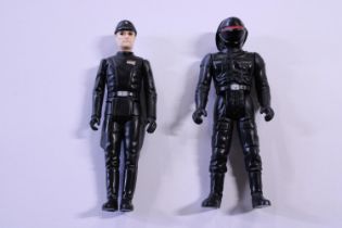 A 1984 Star Wars Imperial Gunner figurine and a Star Wars 1980 Imperial Officer