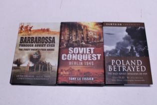 Three WW2 Soviet related hardback books