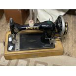 A vintage Jones sewing machine, shipping unavailable