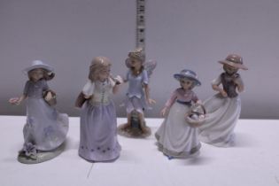 Five assorted Leonardo porcelain figures