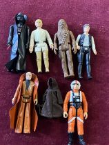 A selection of 1977/78 Star Wars figures