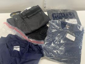 A selection of new work clothing including Dickies