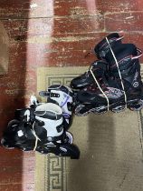 Two pairs of inline skates