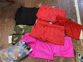 A selection of assorted new clothing