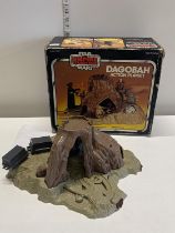 A boxed 1980 Dagobah action playset