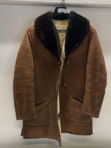 A men's sheepskin jacket