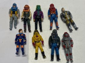 A selection of Kenner mask figures