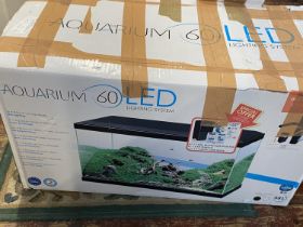 A boxed LED fish aquarium (untested)