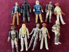 A selection of 1980s Star Wars figures