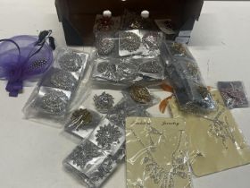 A job lot of new costume jewellery