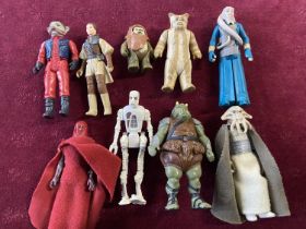 A selection of 1983/84 Star Wars figures