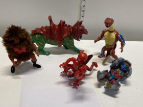 A selection of 1980's Masters of the Universe figures