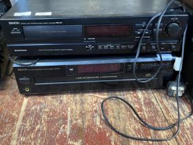 Two pieces of vintage audio equipment (untested), shipping unavailable