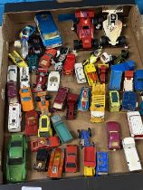 A selection of assorted vintage die-cast cars