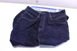 A pair of new work jeans