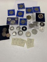 A large job lot of assorted commemorative coins