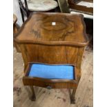 A early 20th century sewing table with draw under. shipping unavailable