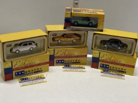 Four Vanguards Collectors Club Exclusive Members die-cast models