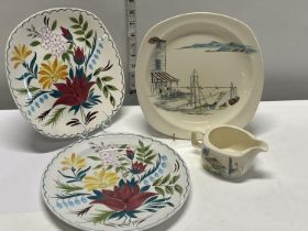 A selection of vintage Midwinter ceramics including Riviera.