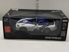 A boxed Maisto Dodge Viper GT2 1:18 scale model