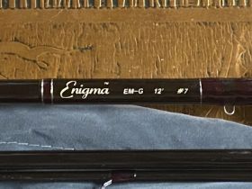 A Enigma 12ft number 7 match fishing rod. shipping unavailable