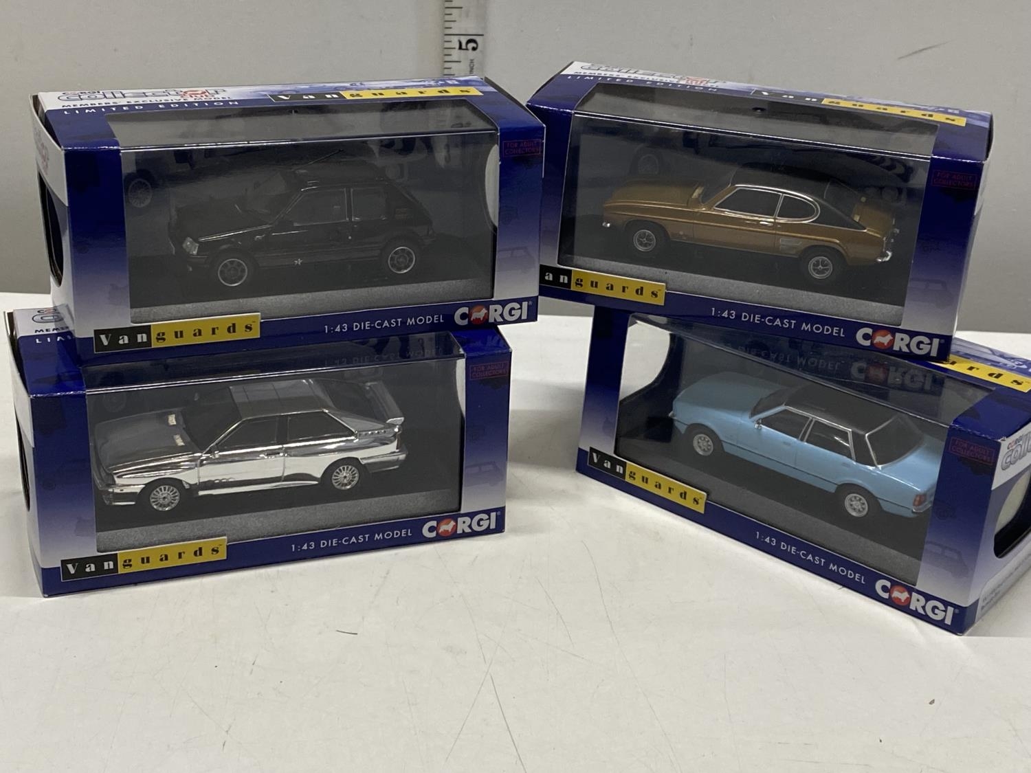 Four Limited Edition Corgi Collector Club members Exclusive die-cast models