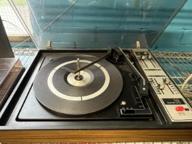 A Super 10 record deck (untested), shipping unavailable