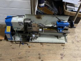 A 240 volt bench lathe untested. No shipping