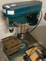 A 240 volt bench drill. Untested. No shipping