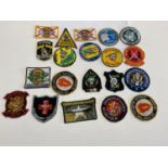 A job lot of Vietnam war period reproduction American cloth patches.