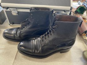 A pair of late WW2/early 1950's army issue boots size 8