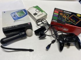 A selection of assorted gaming items and accessories (untested)