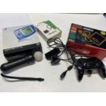 A selection of assorted gaming items and accessories (untested)