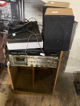 A vintage Alba music system and a JDW turntable & speakers. Untested. No shipping