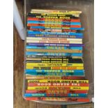 A job lot of vintage children's annuals, mainly Beano's, shipping unavailable