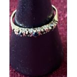 A 9ct gold ring with stone missing, for scrap net weight 0.99g