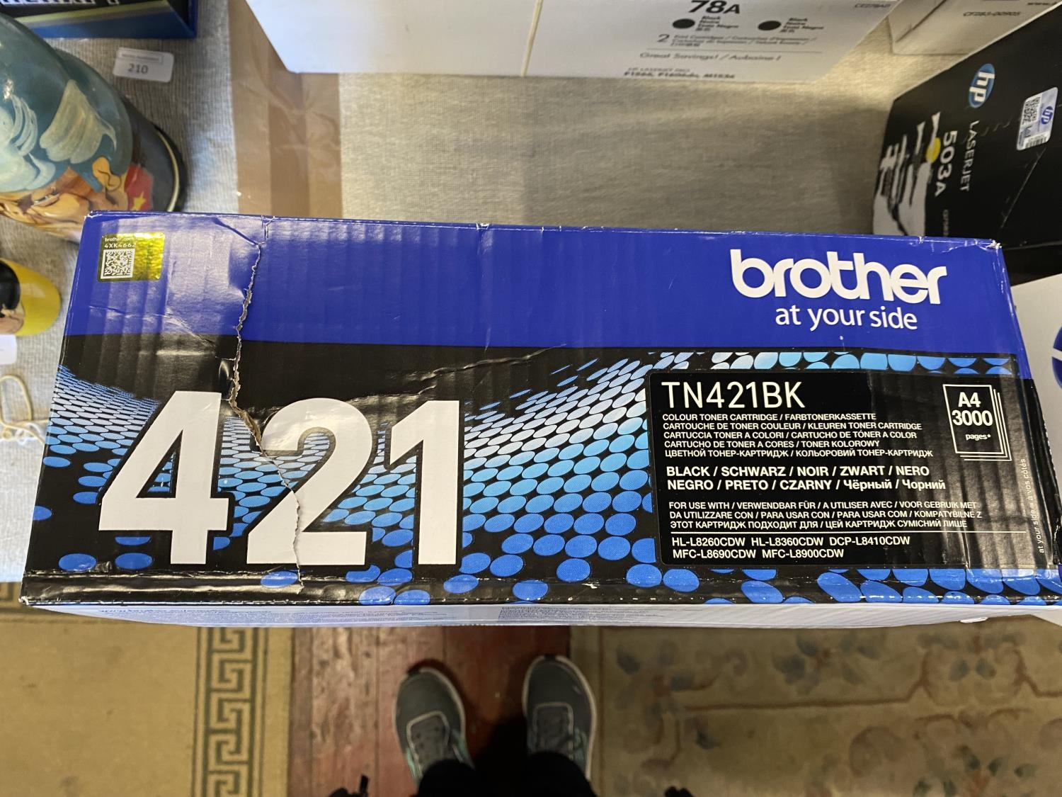 A Brother 421 Black ink cartridge
