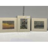 A George Anderson Short 'Fisherman' and two other watercolours all signed