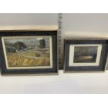 Two artworks by George Anderson Short "Fog on Savile Park Halifax" signed and dated 1935 and a