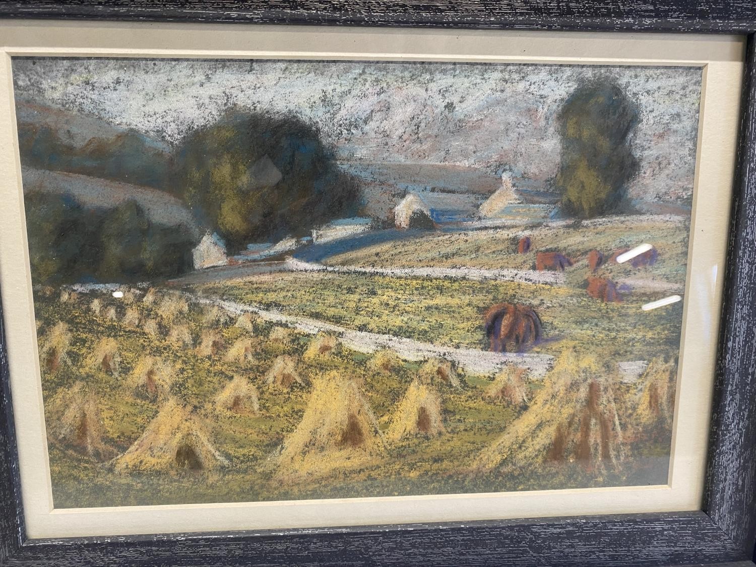 Two artworks by George Anderson Short "Fog on Savile Park Halifax" signed and dated 1935 and a - Image 2 of 4