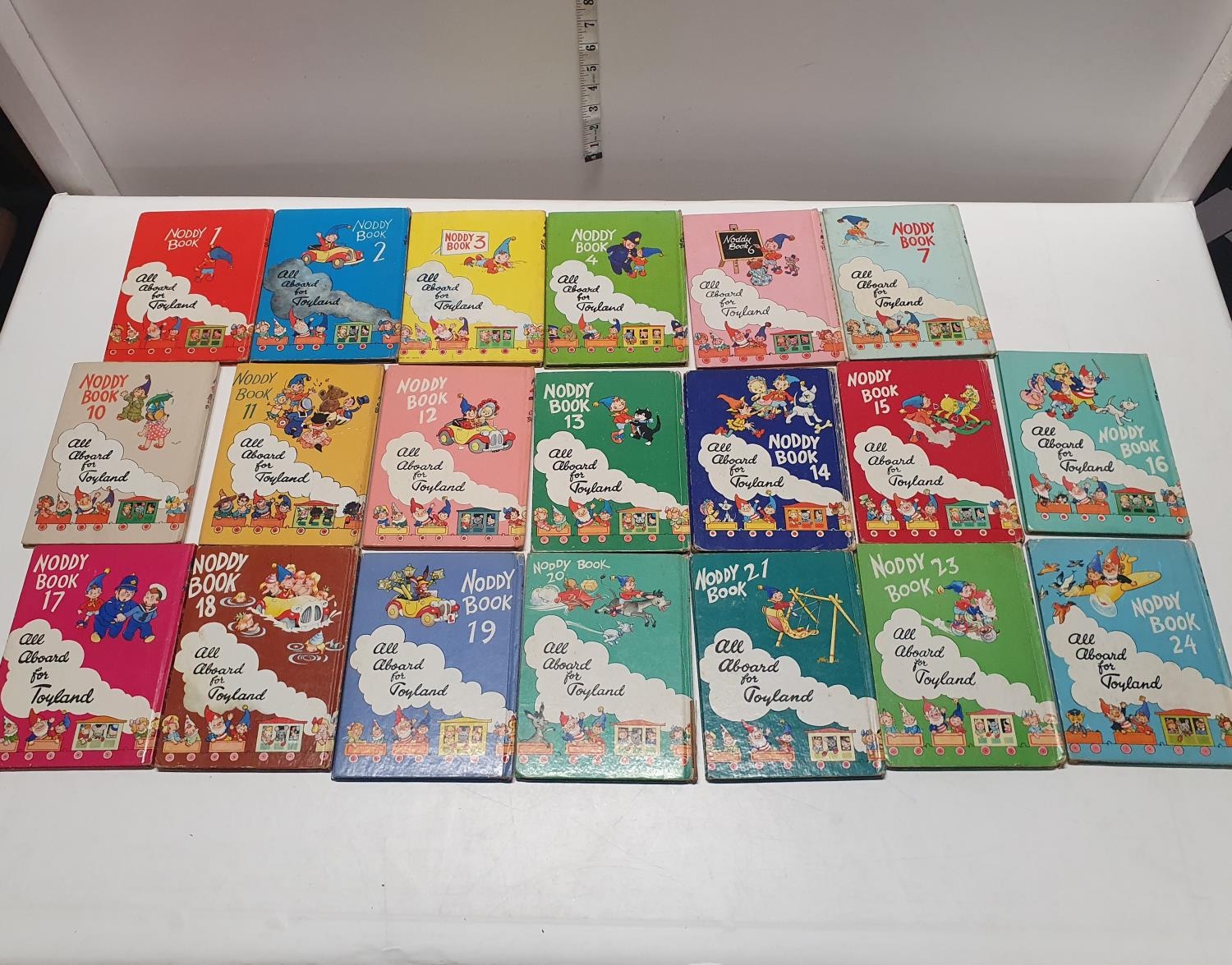A collection of vintage Noddy books. Shipping unavailable