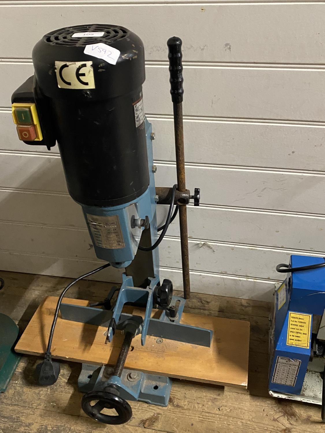 A 240 volt bench drill untested, shipping unavailable